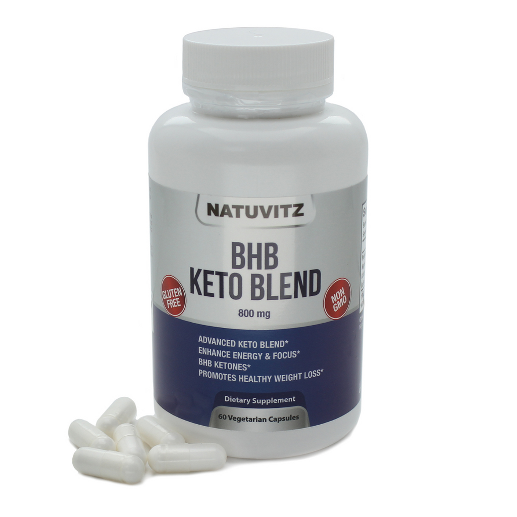 Natuvitz BHB Keto diet pill for weight loss.