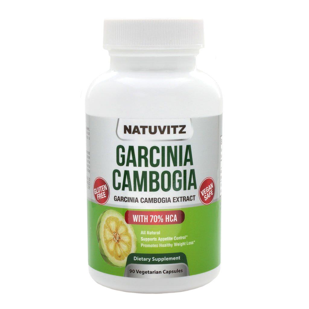 Copy of Garcinia Cambogia Extract 1600mg 70% HCA – Supports and Improves Digestion System, Gluten Free Metabolism Booster Pills (90 Veggie Capsules) - NATUVITZ