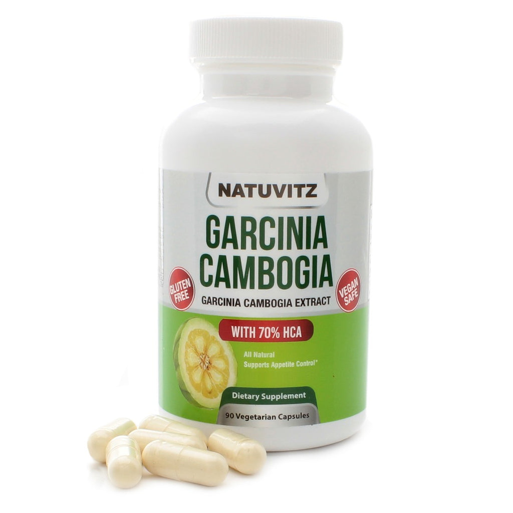 Copy of Garcinia Cambogia Extract 1600mg 70% HCA – Supports and Improves Digestion System, Gluten Free Metabolism Booster Pills (90 Veggie Capsules) - NATUVITZ