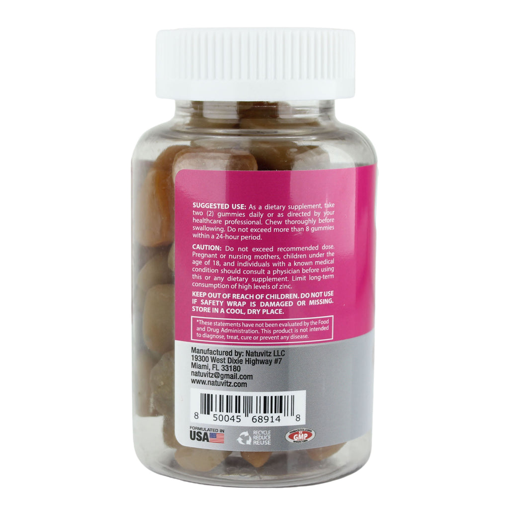 Hair-Skin & Nails Gummies w/Biotin - NATUVITZ